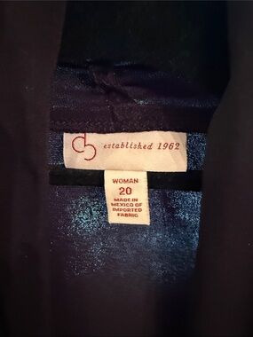 Women's Black Jacket - Size 20